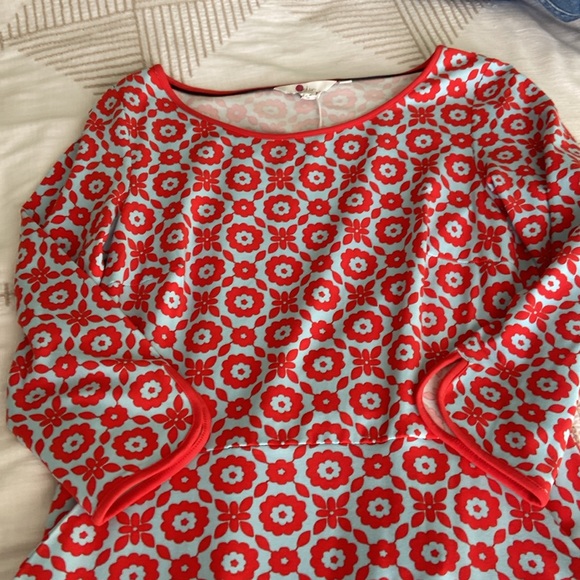 NWT Boden Jessie Jersey Dress In Cheery Daisy Chain Print size 6 - Picture 9 of 13